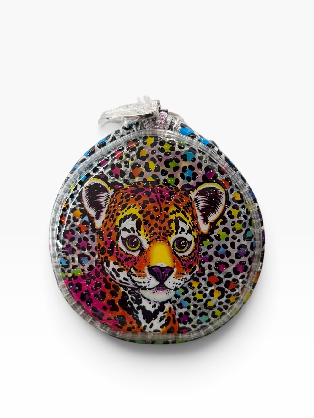 NWOT Lisa Frank Rainbow Leopard Cosmetic Bag